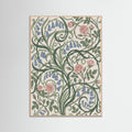 Rose Wood Berry Vine Pattern