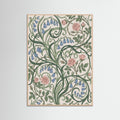 Rose Wood Berry Vine Pattern