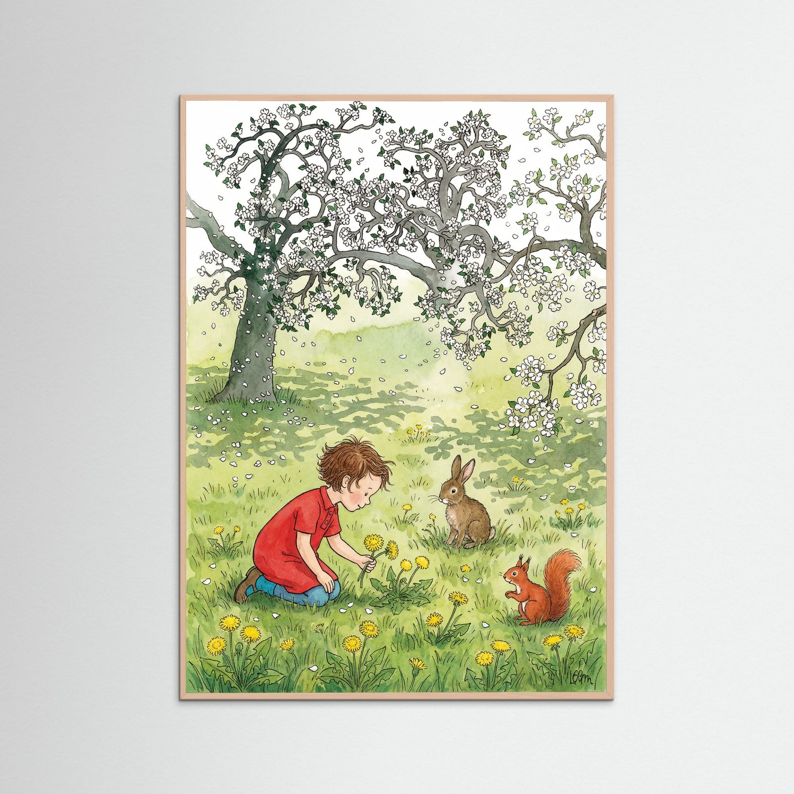 Rose Wood Blossom Swing