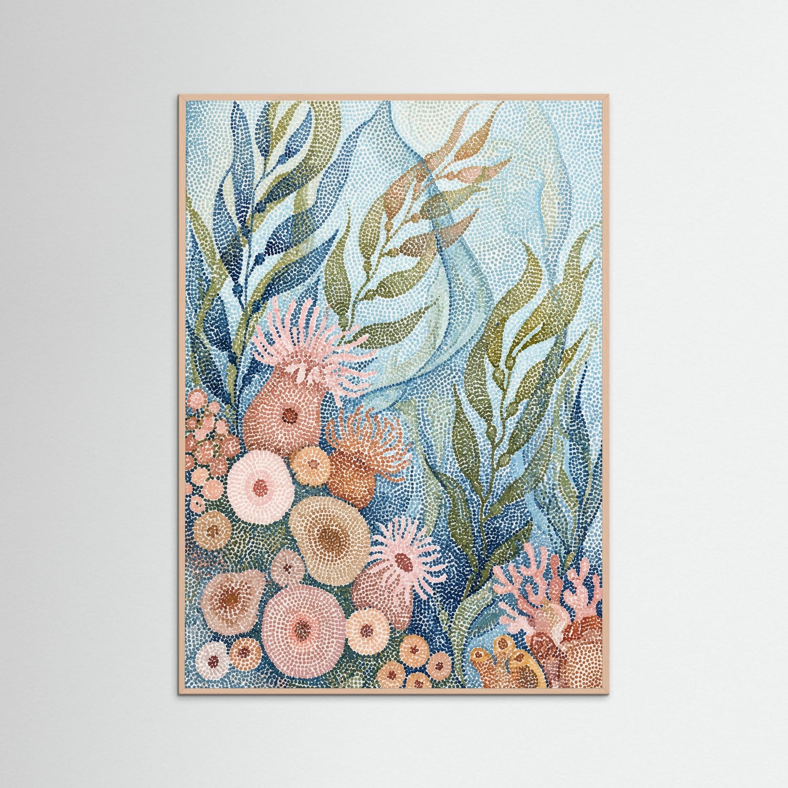 Rose Wood Blossoming Dots