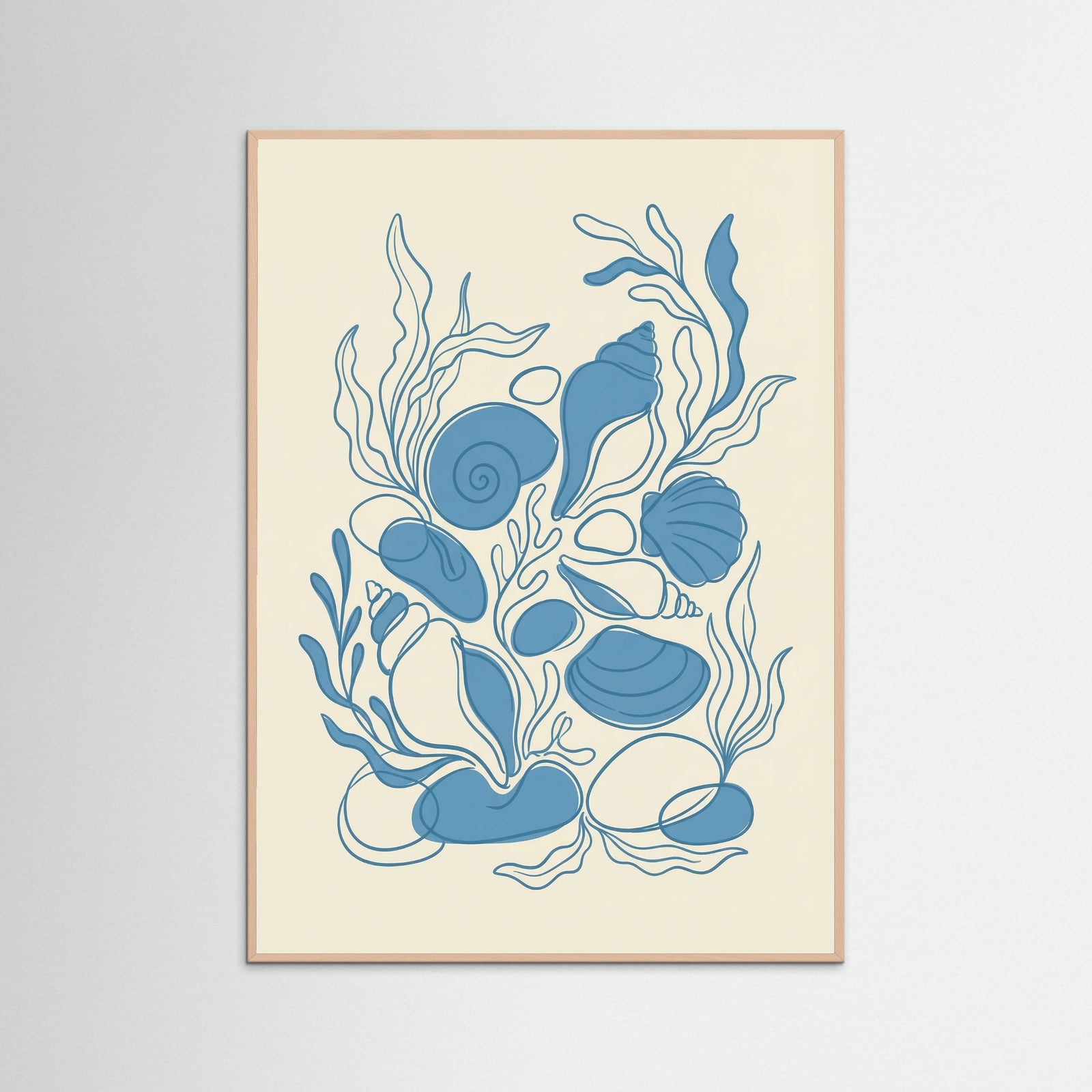 Rose Wood Blue Bloom Study