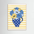 Blue Flowers Poster – poster och konsttryck