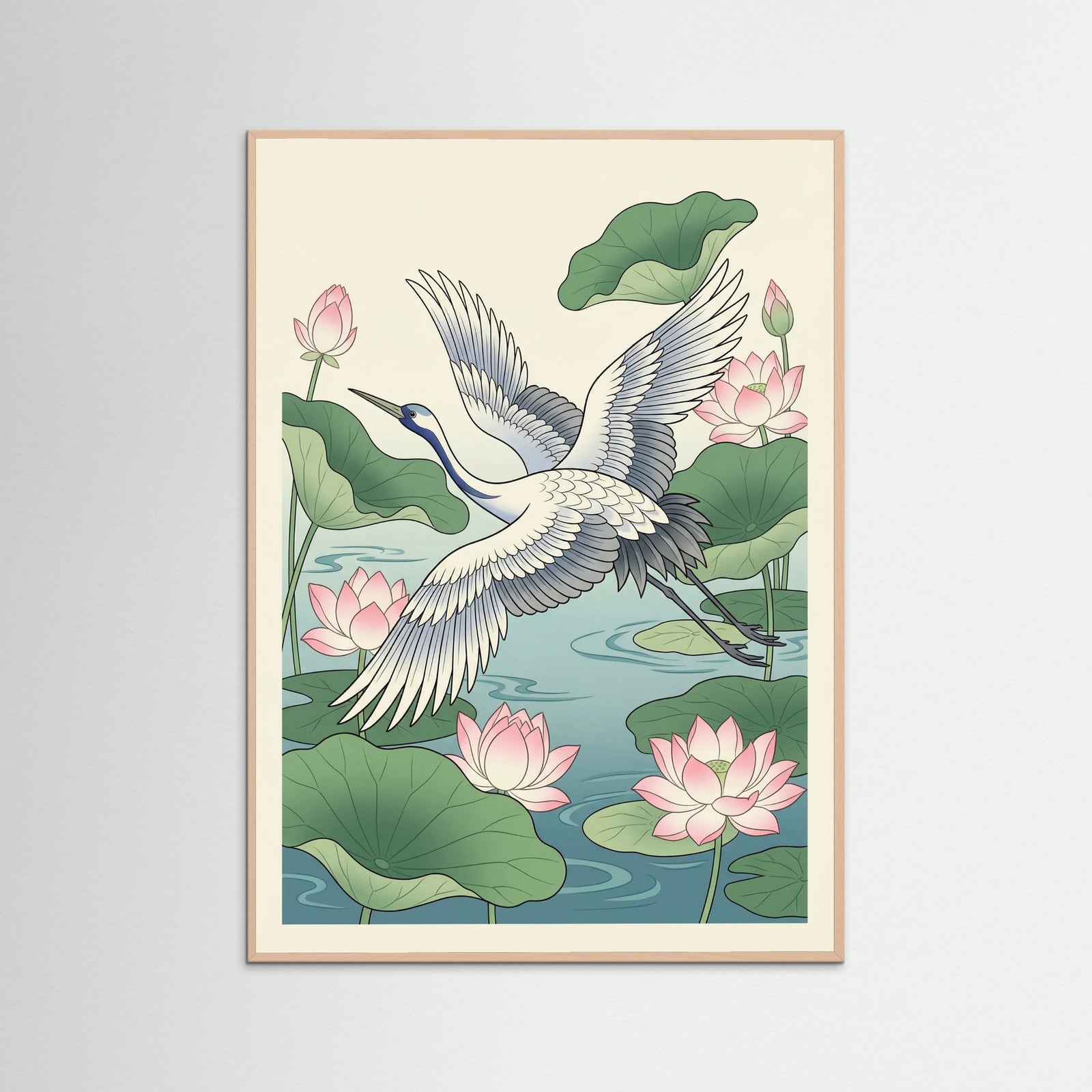 Rose Wood Blue Iris Bloom