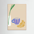 Rose Wood Blue Moka Still Life
