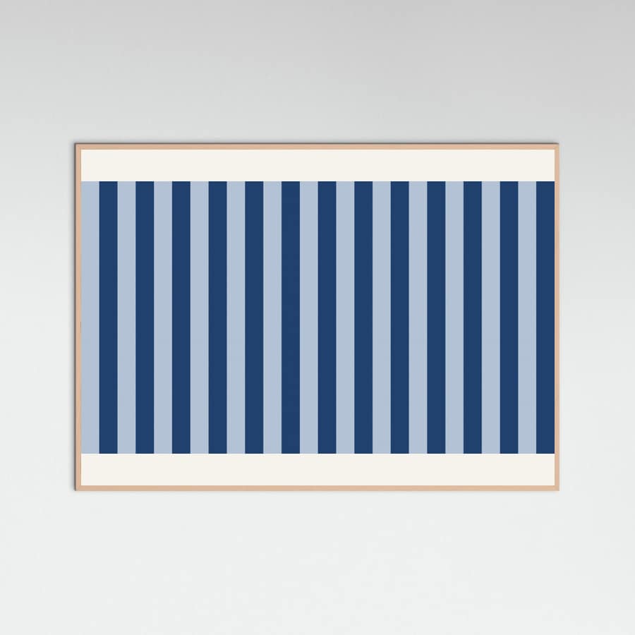 Poster Blue Stripes – poster e stampa artistica