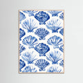 Blueshellpattern Poster – Poster und Kunstdruck