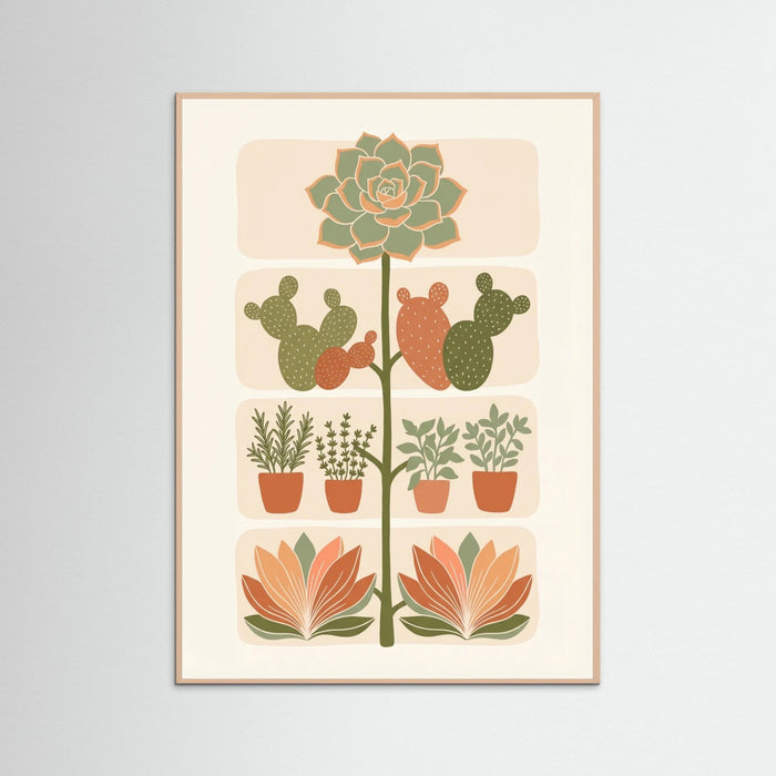 Rose Wood Botanical Blocks