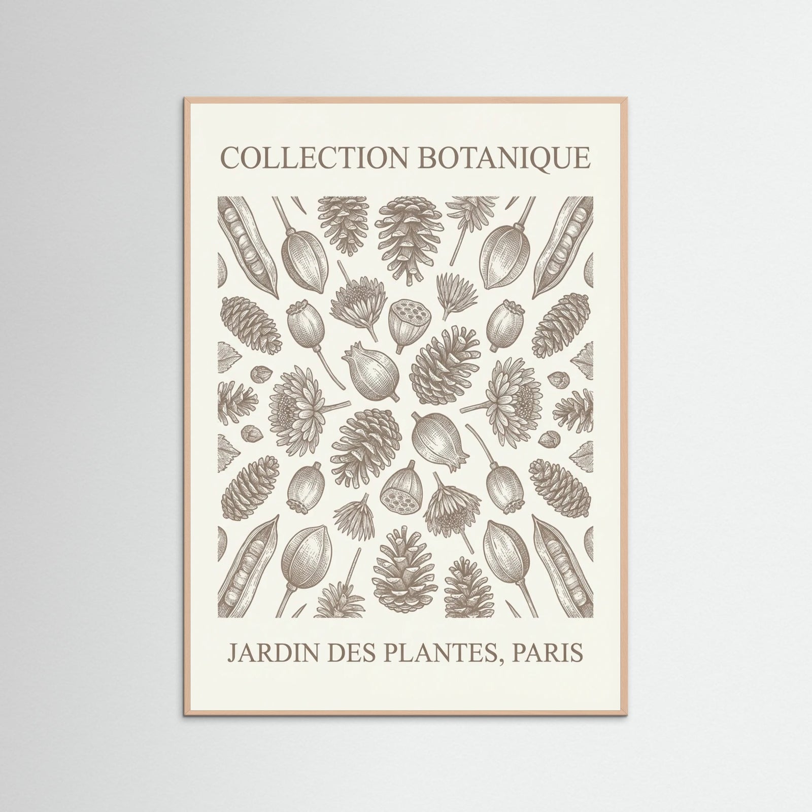 Rose Wood Botanical Etchings