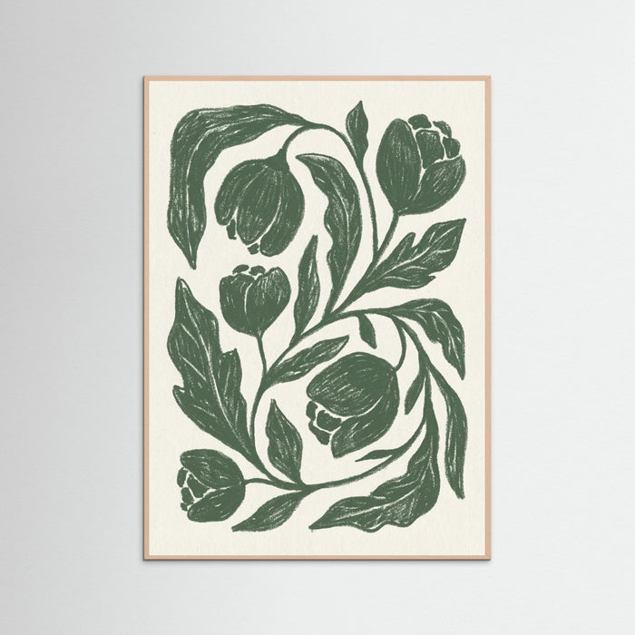 Rose Wood Botanical Flow