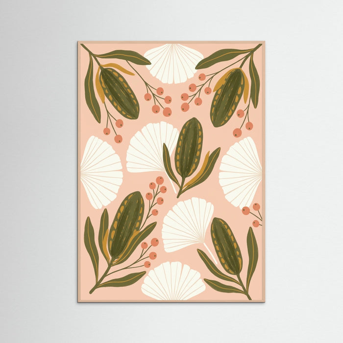 Rose Wood Botanical Flow