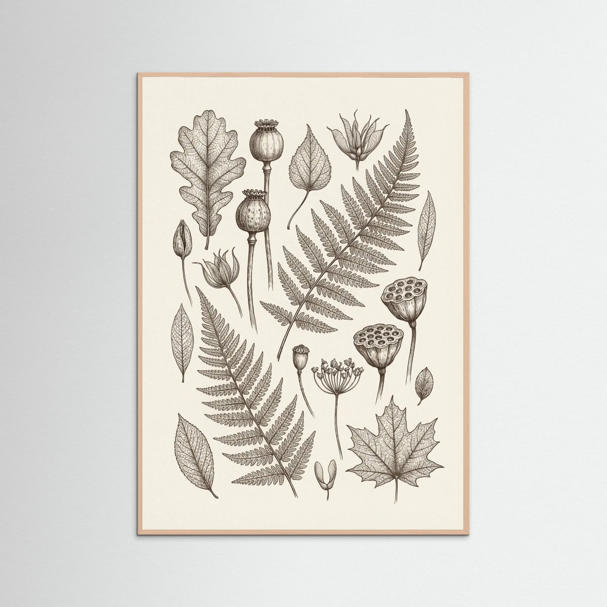 Rose Wood Botanical Intricacy