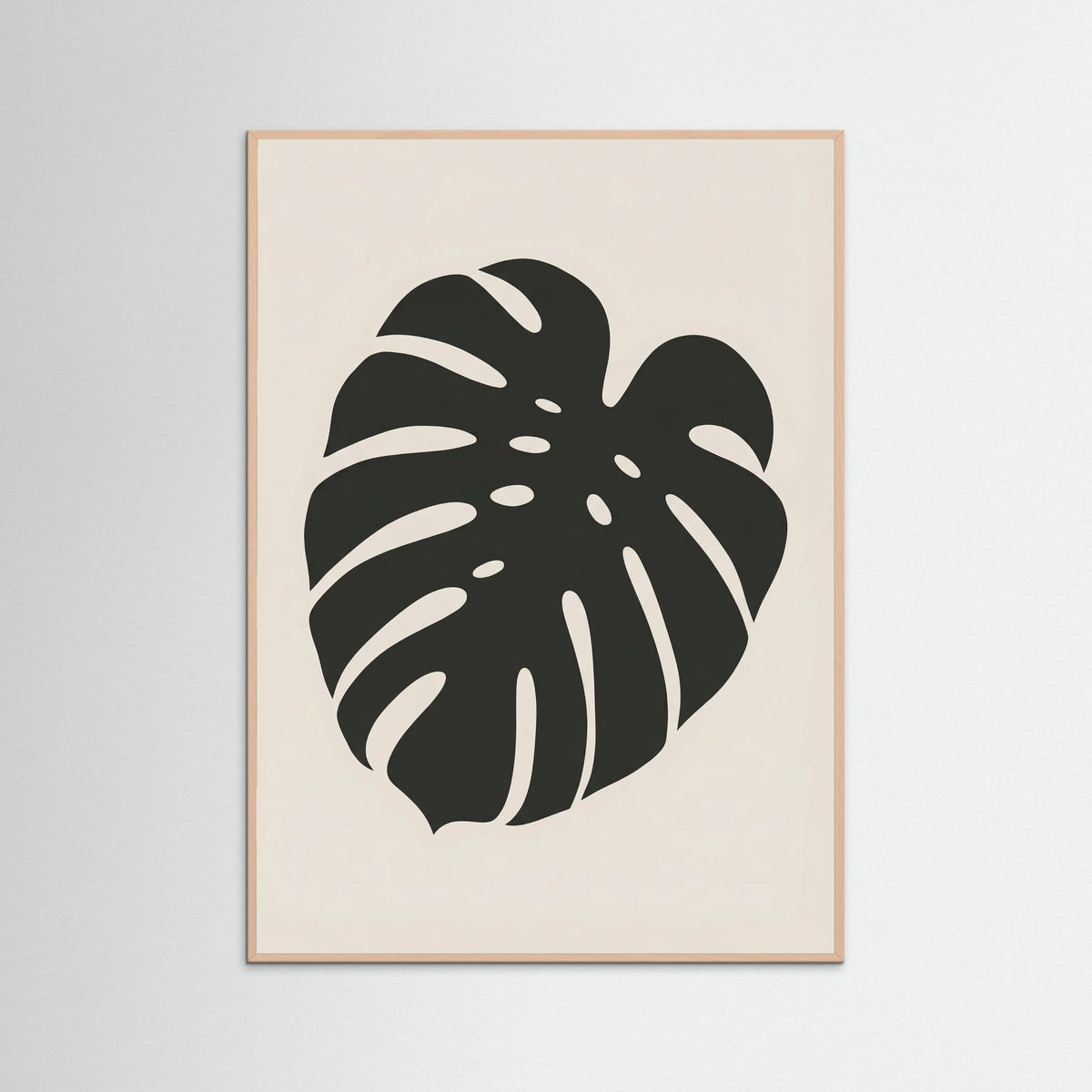 Rose Wood Botanical Silhouette