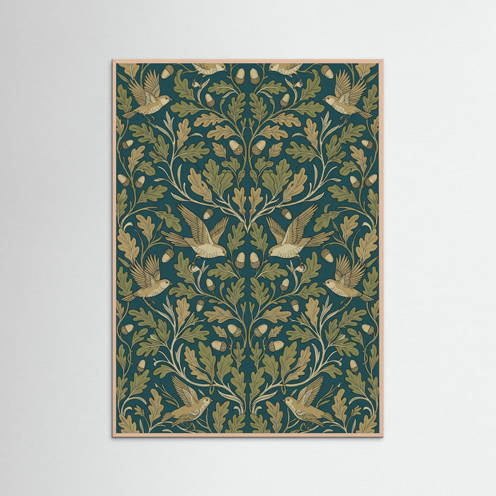 Rose Wood Botanical Tapestry