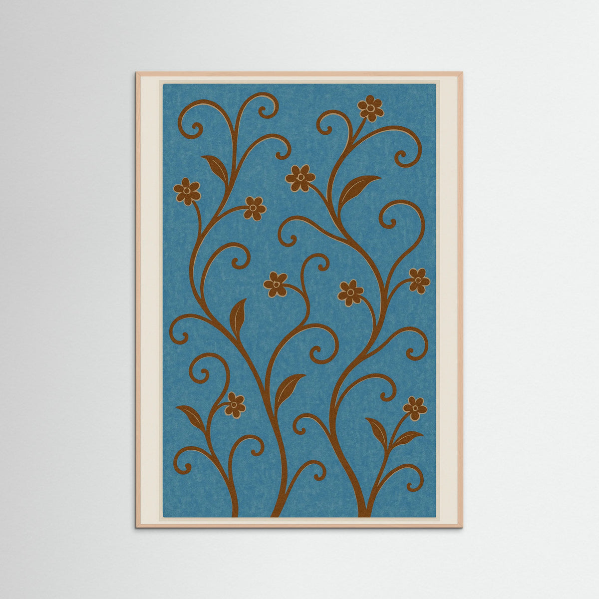 Rose Wood Botanical Vines