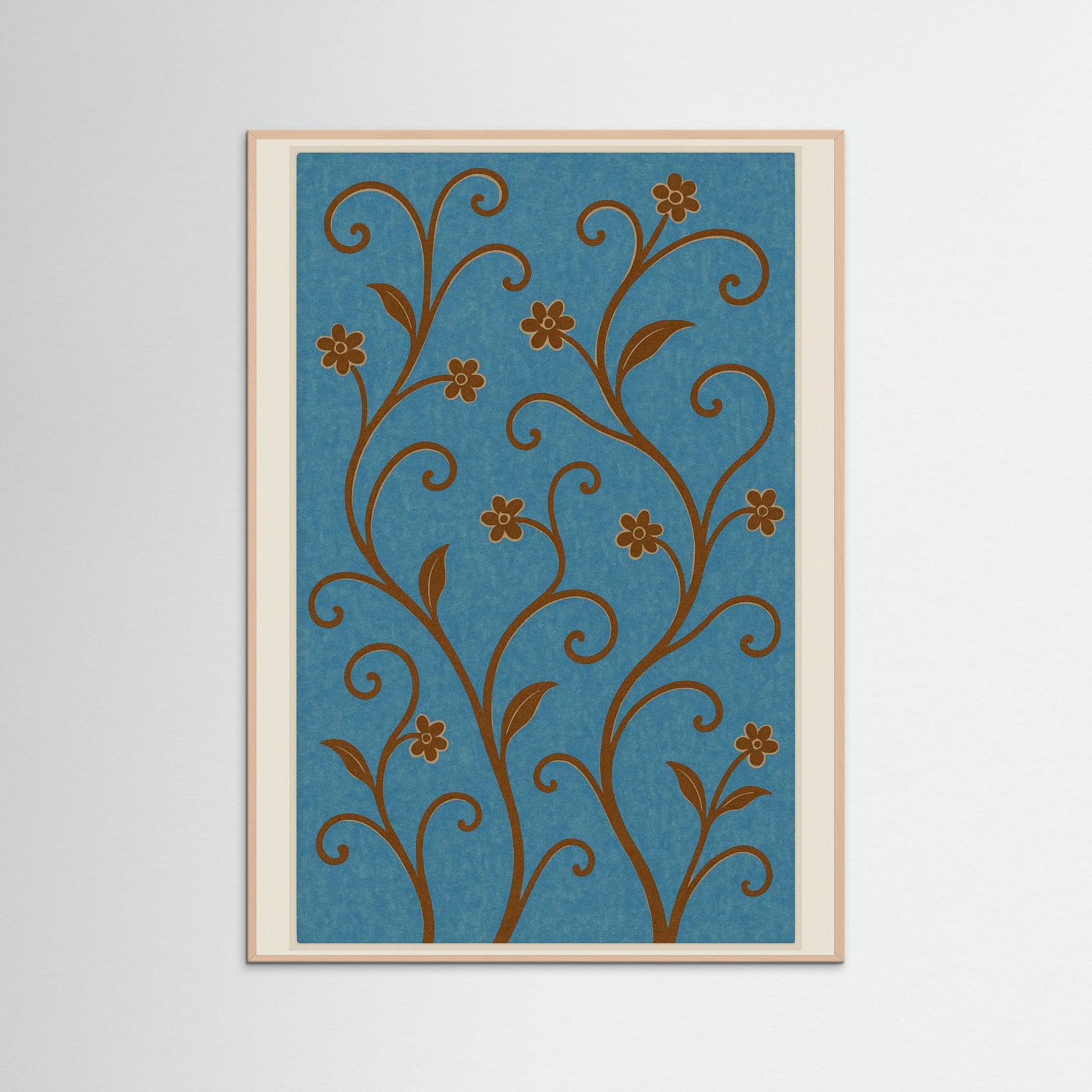 Rose Wood Botanical Vines