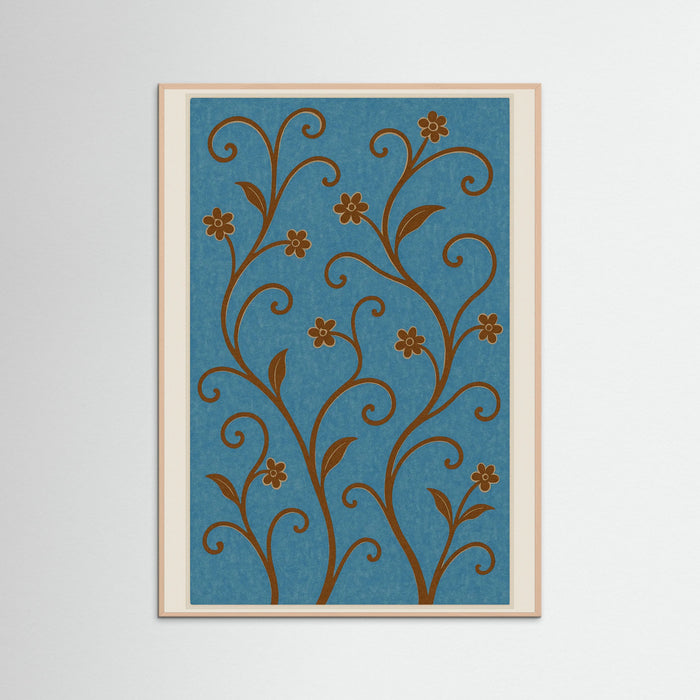 Rose Wood Botanical Vines