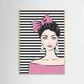 Bow Girl Poster – Poster und Kunstdruck