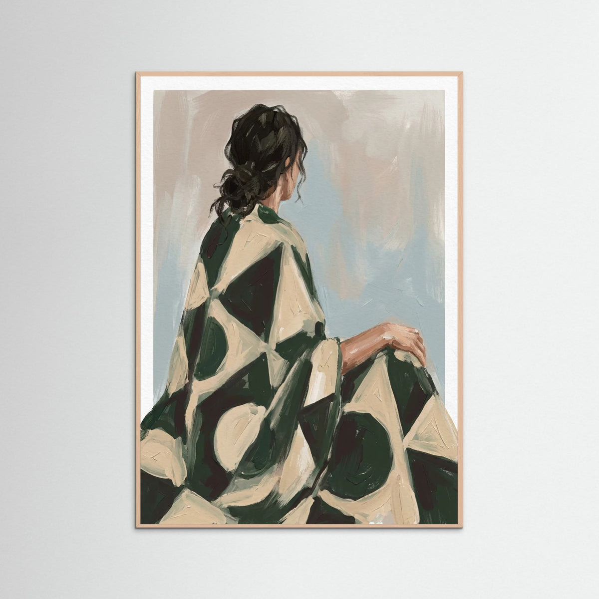 Rose Wood Burgundy Zebra Flow