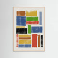 COLOR LINO CUT COMPOSITION Poster – plakat og kunsttryk