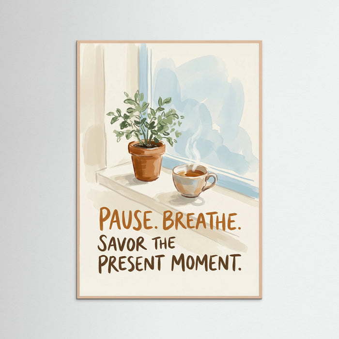 Calm Urgency – Poster und Kunstdruck