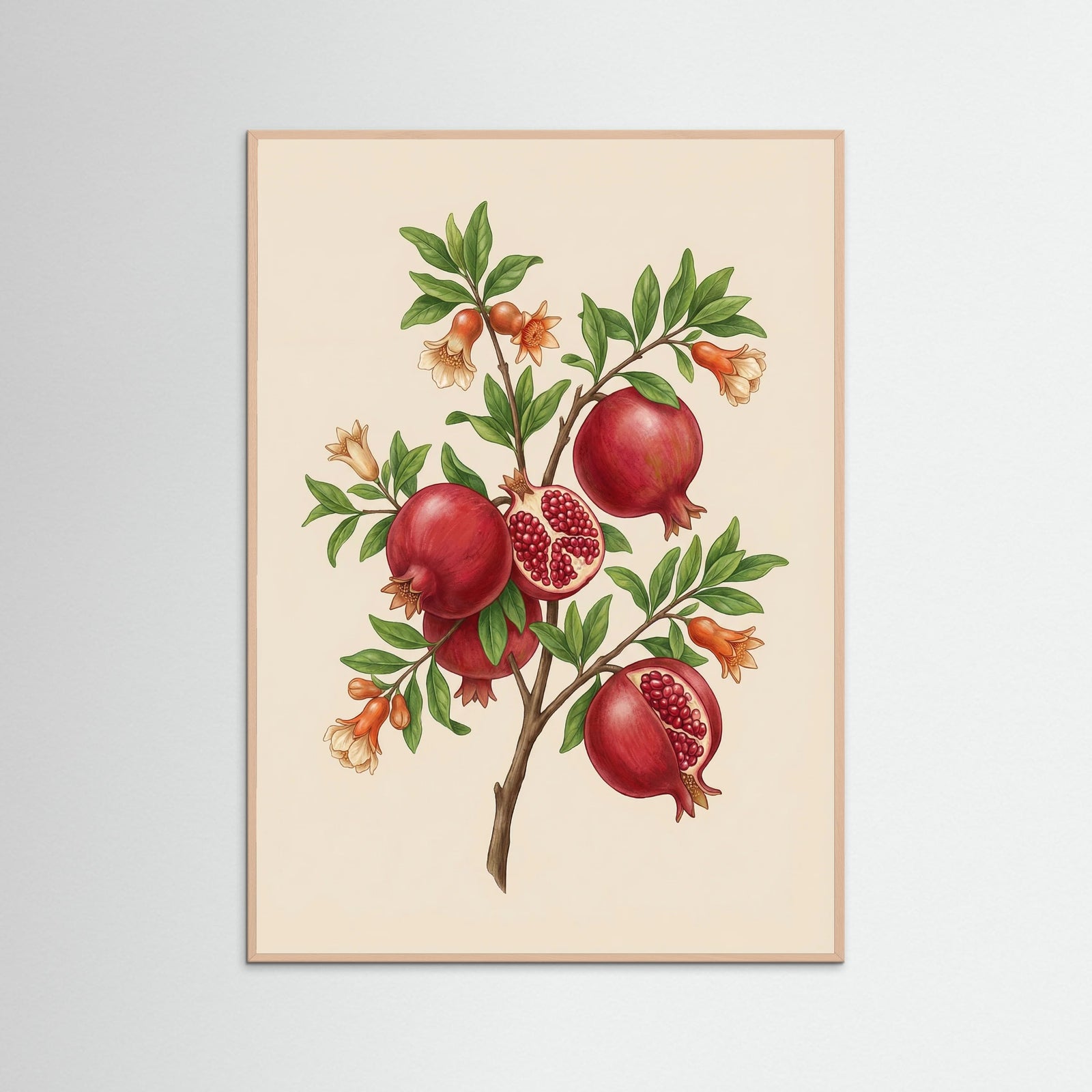 Rose Wood Citrus Bloom Study