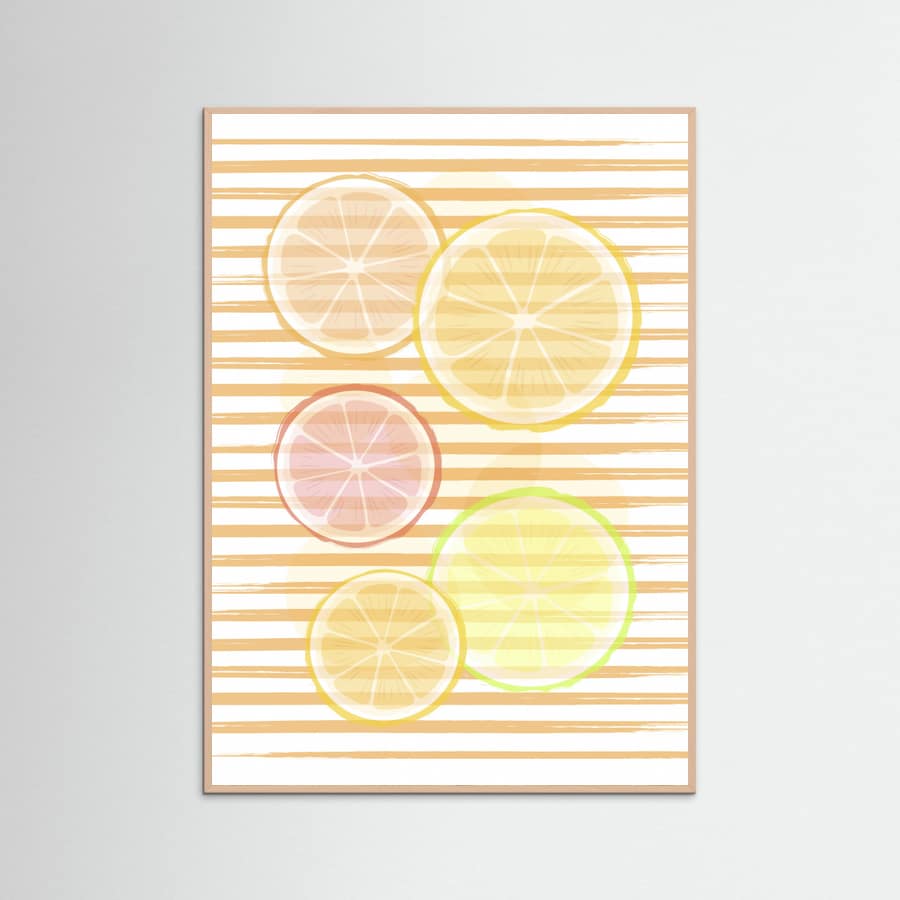 Citrus Poster – poster and art print