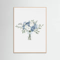 Coastal Bouquet With Bow Poster – poster and art print