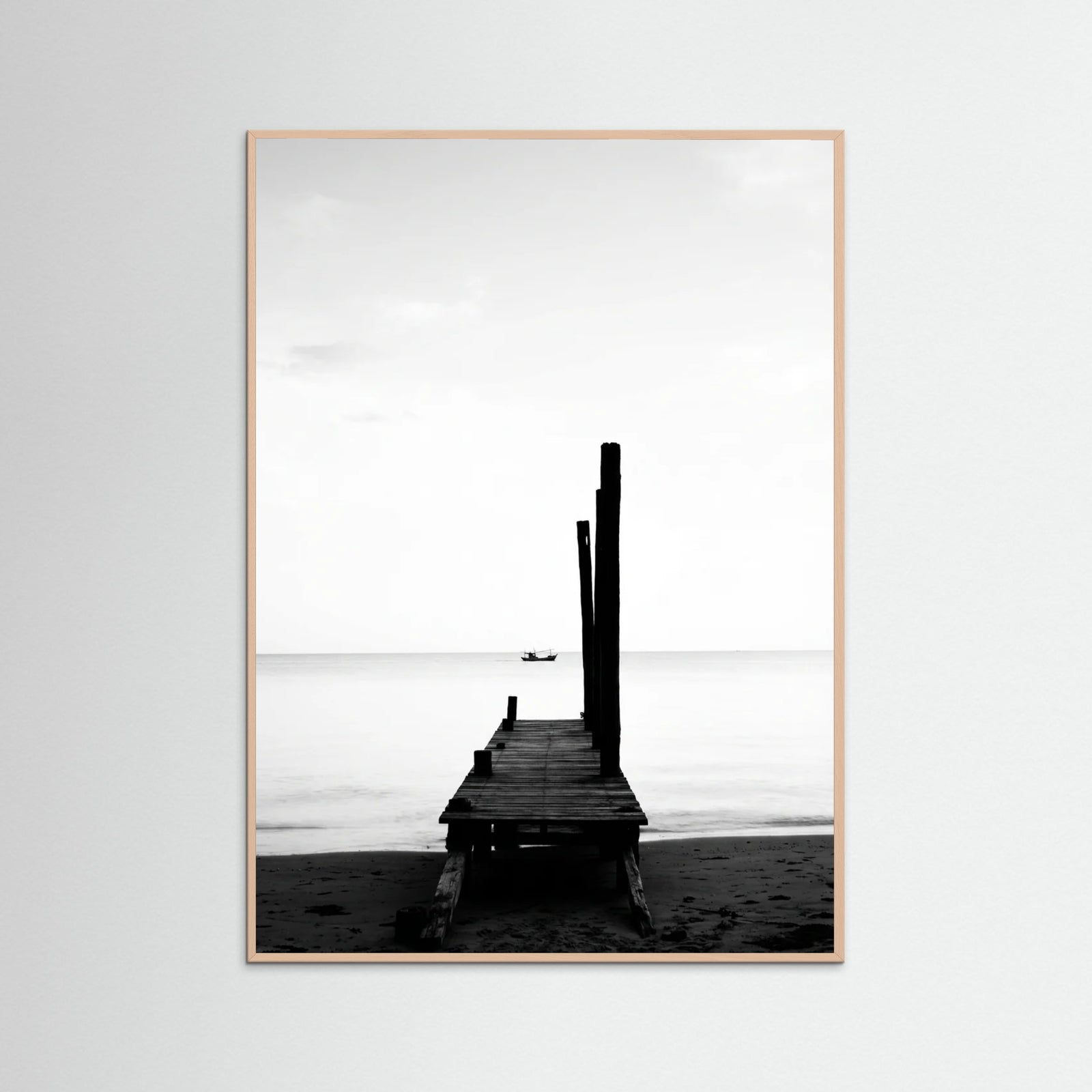 Rose Wood Coastal Silhouettes