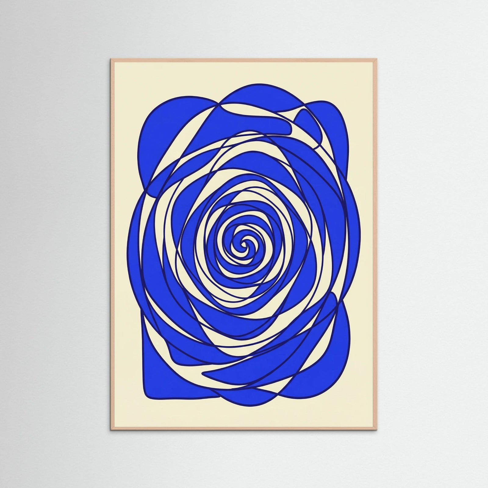 Rose Wood Cobalt Maze Study