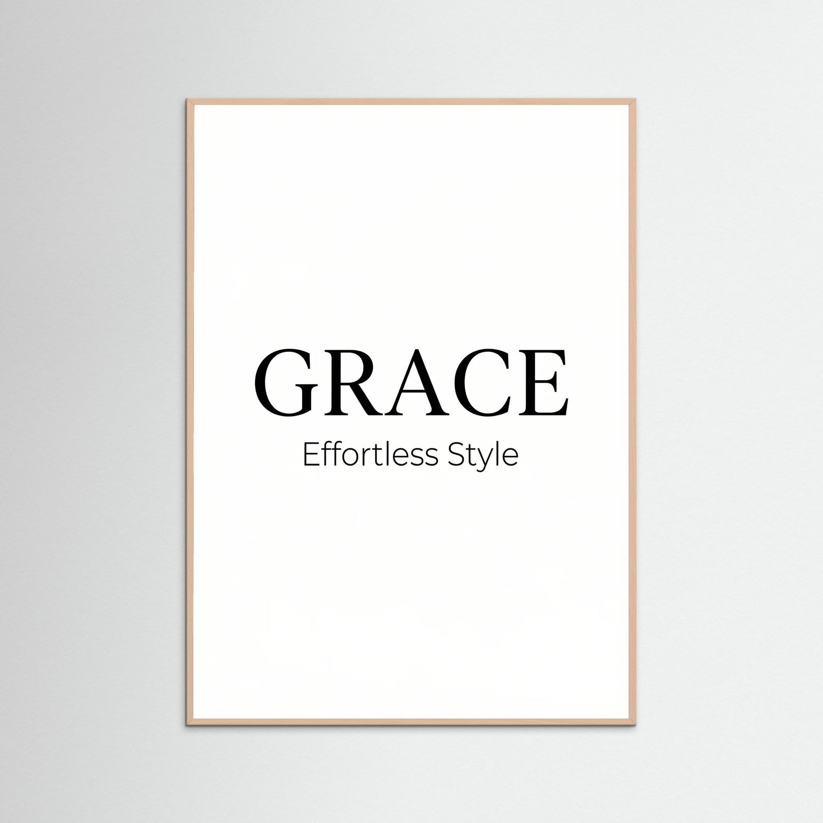 Rose Wood Coco Chic Typography
