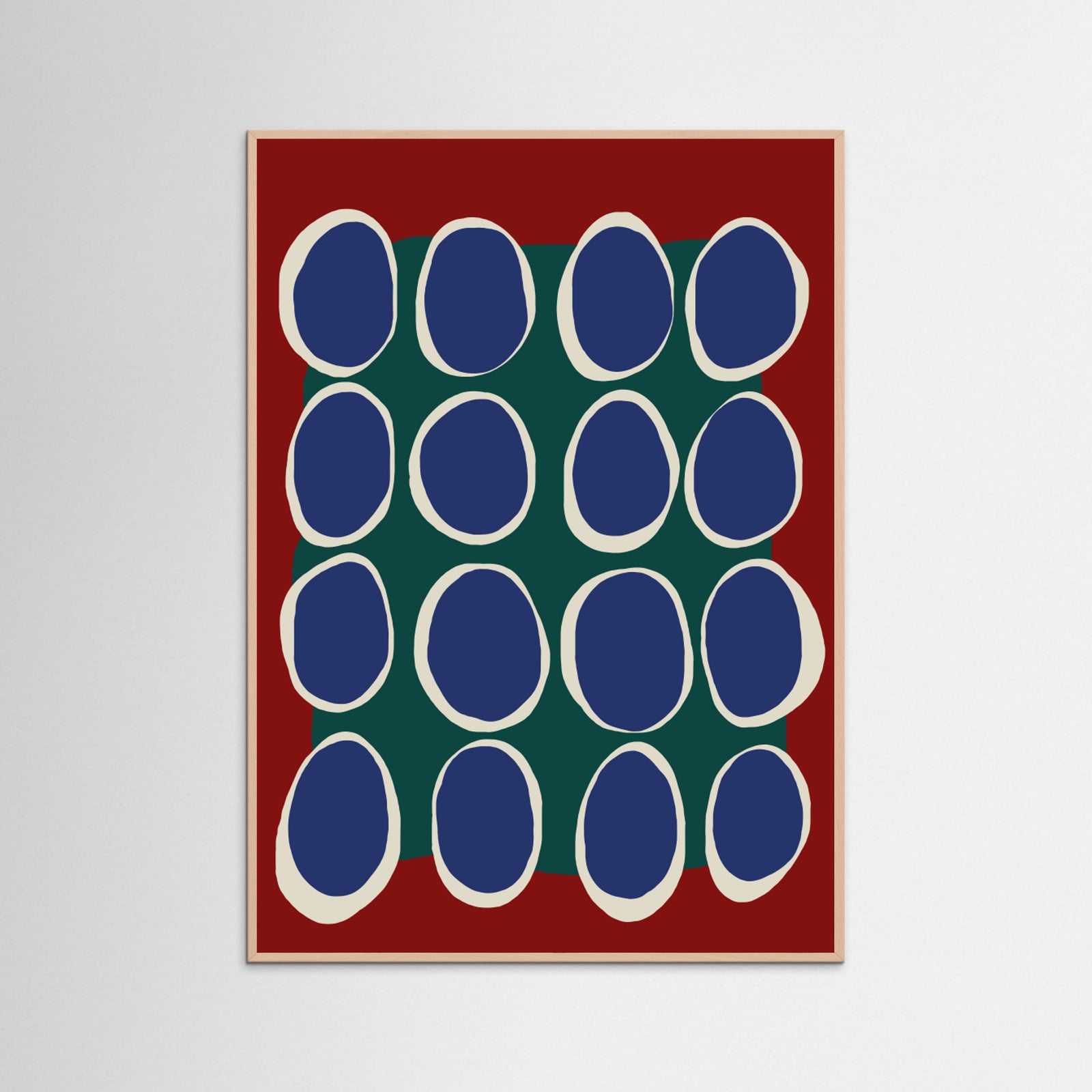 Rose Wood Color Harmony Poster