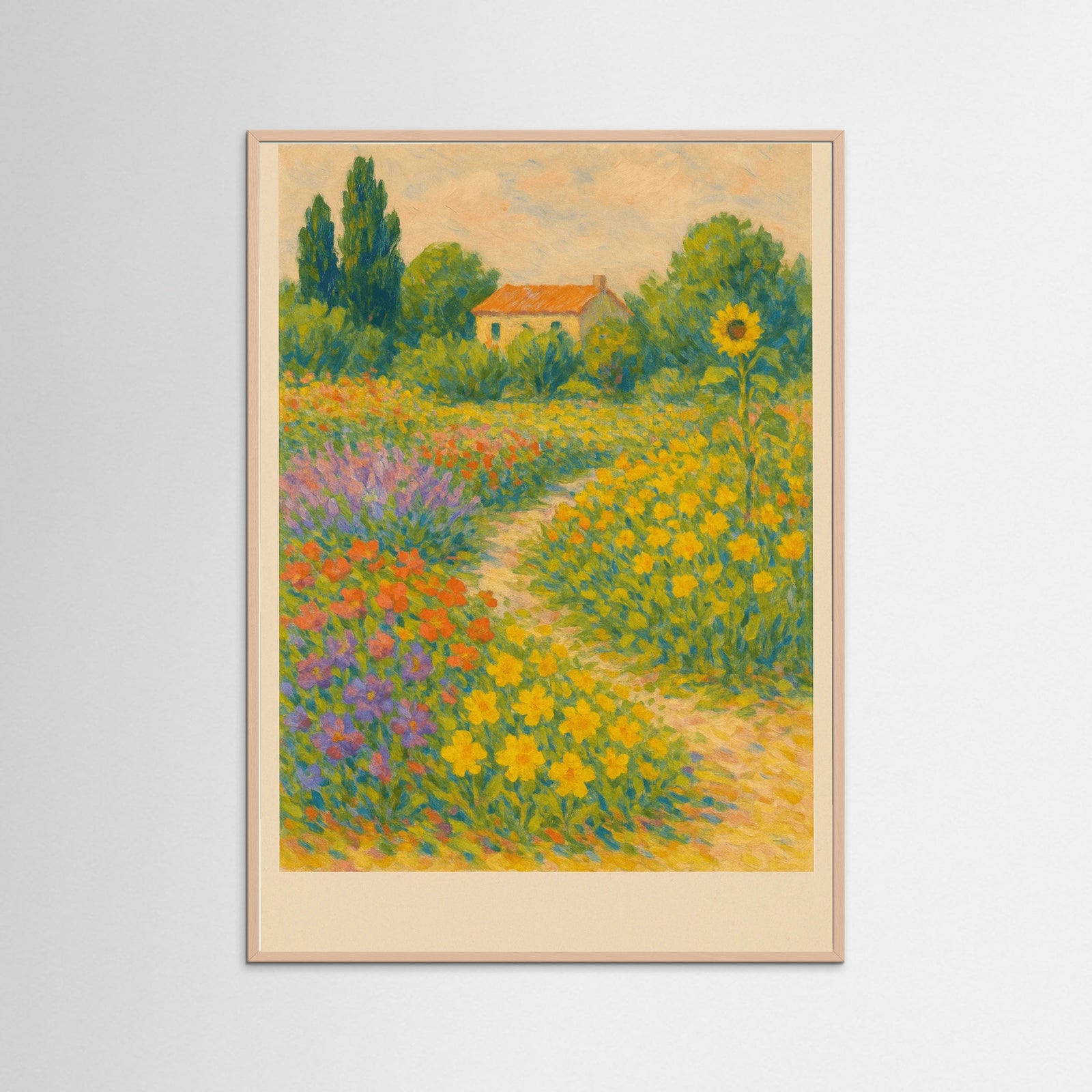 Rose Wood Colorful Horizon