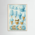 Rose Wood Colorful Ice Cream