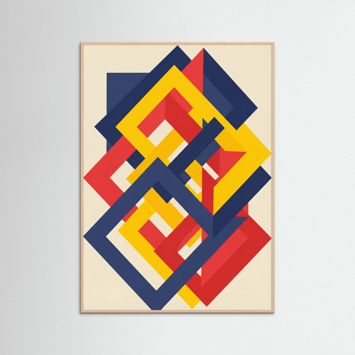 Rose Wood Concentric Bauhaus Energy