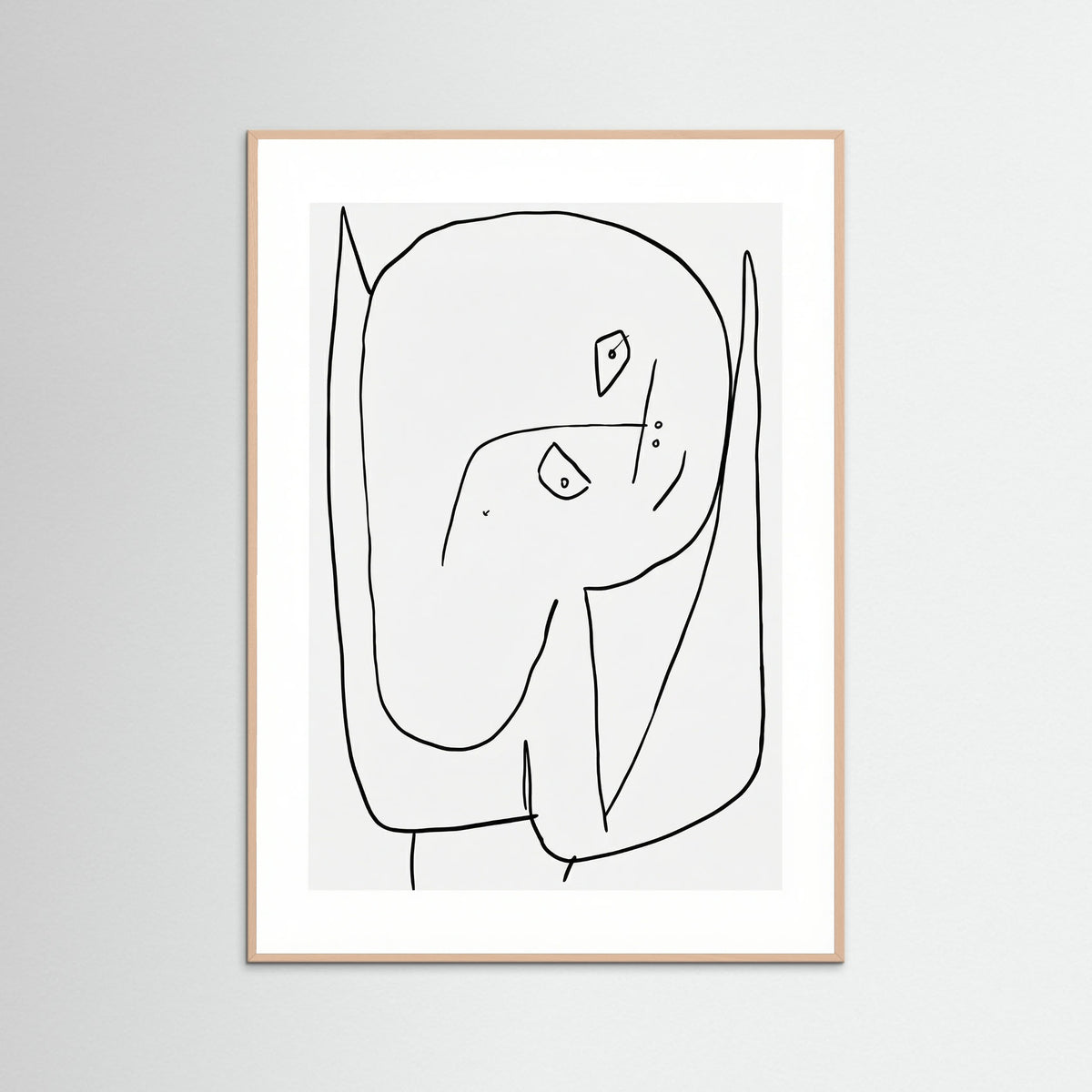Rose Wood Contemplative Figure