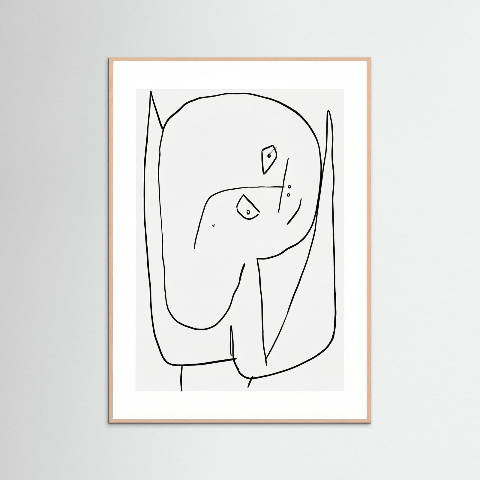 Rose Wood Contemplative Figure