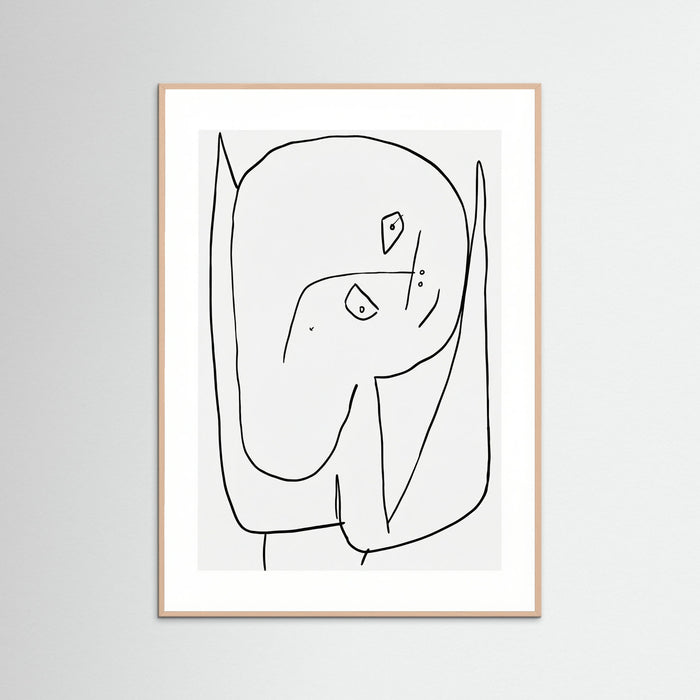 Rose Wood Contemplative Figure