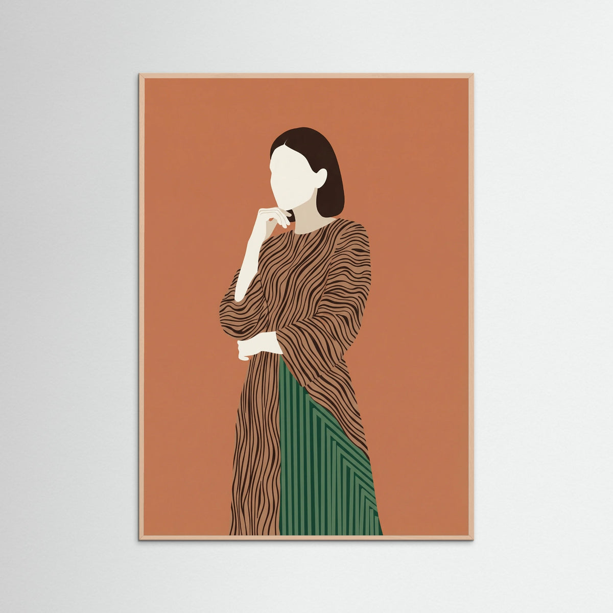 Rose Wood Contemplative Form