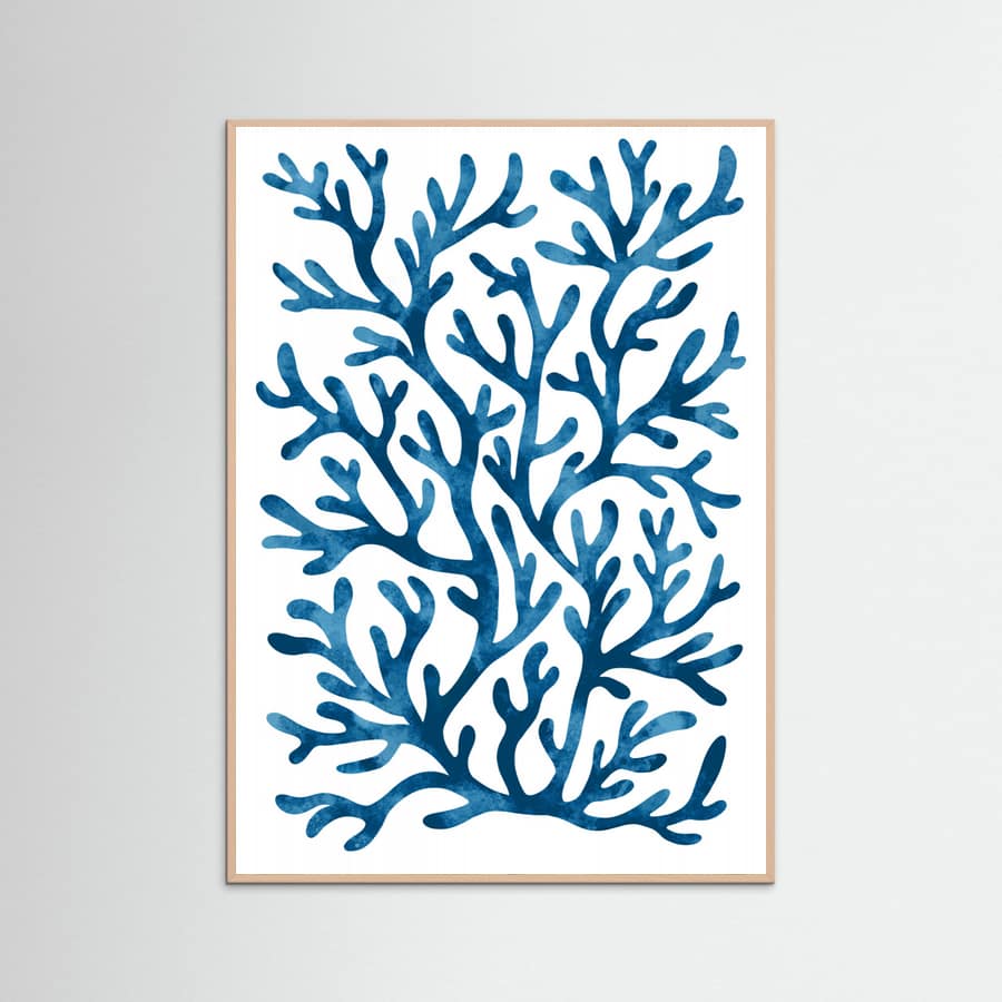 Coral pattern II Poster – poster and art print