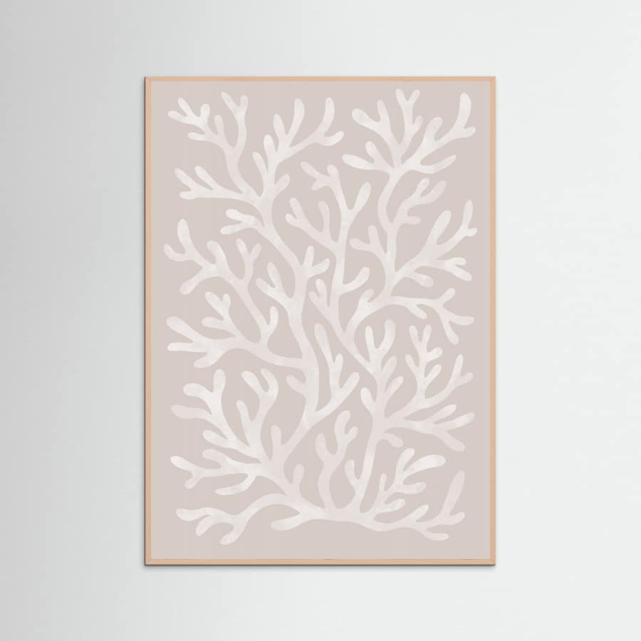 Coral pattern II Poster – poster and art print