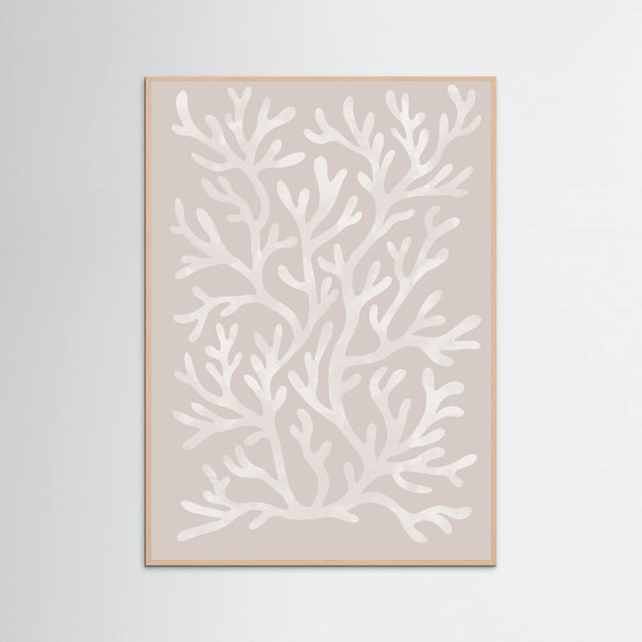 Coral pattern Poster – poster and art print