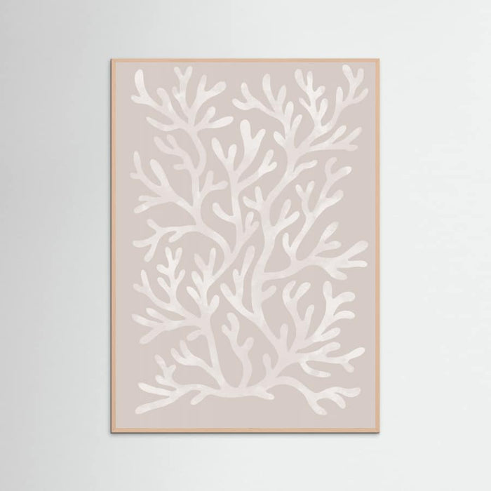 Coral pattern Poster – poster and art print