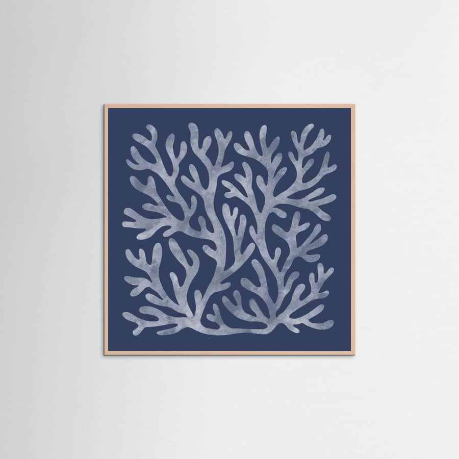 Coral square Poster – poster and art print