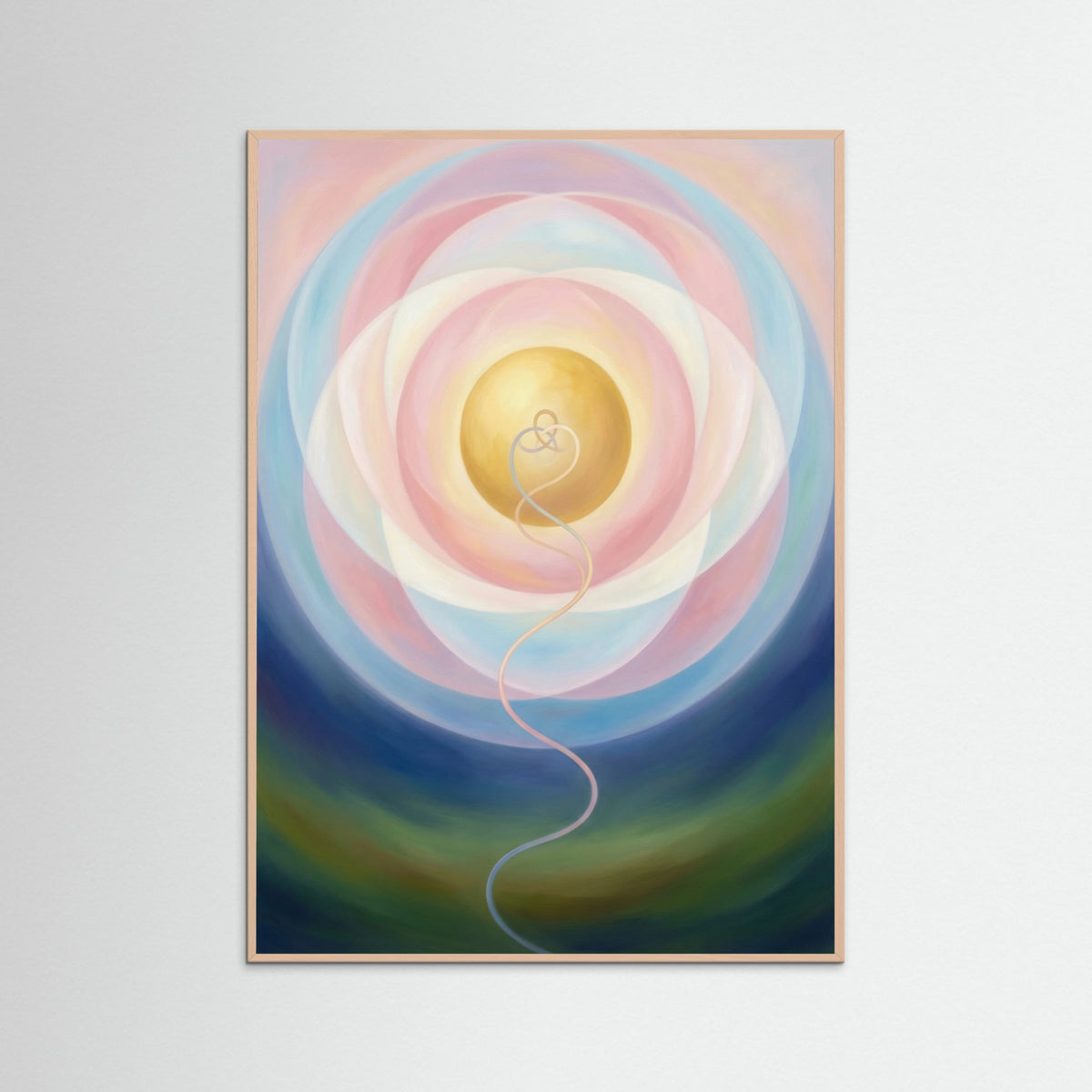 Rose Wood Cosmic Heart Bloom