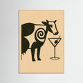 Rose Wood Cow Martini