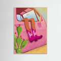Rose Wood Cowgirl Poster