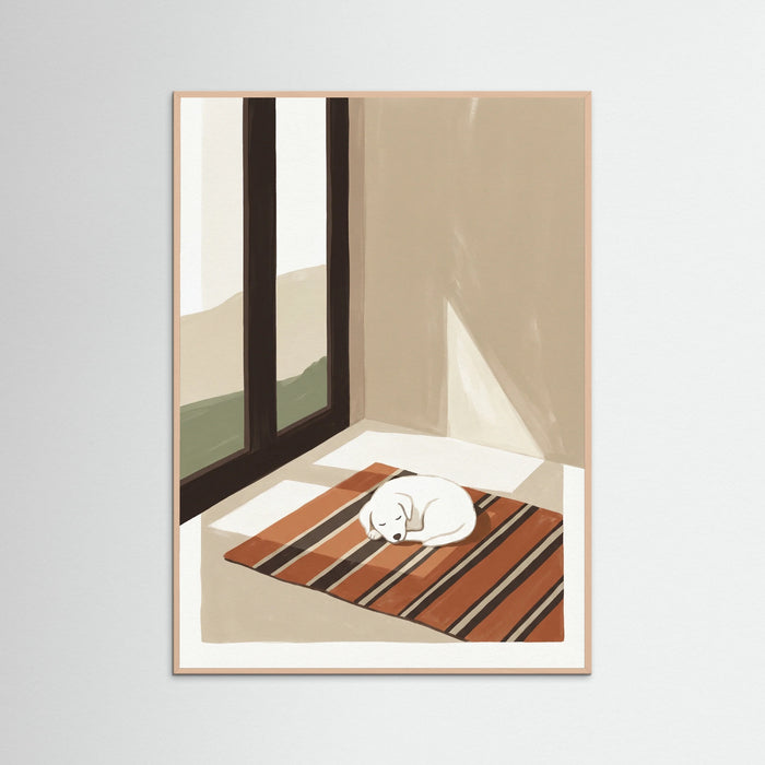 Rose Wood Cozy Cat Napping