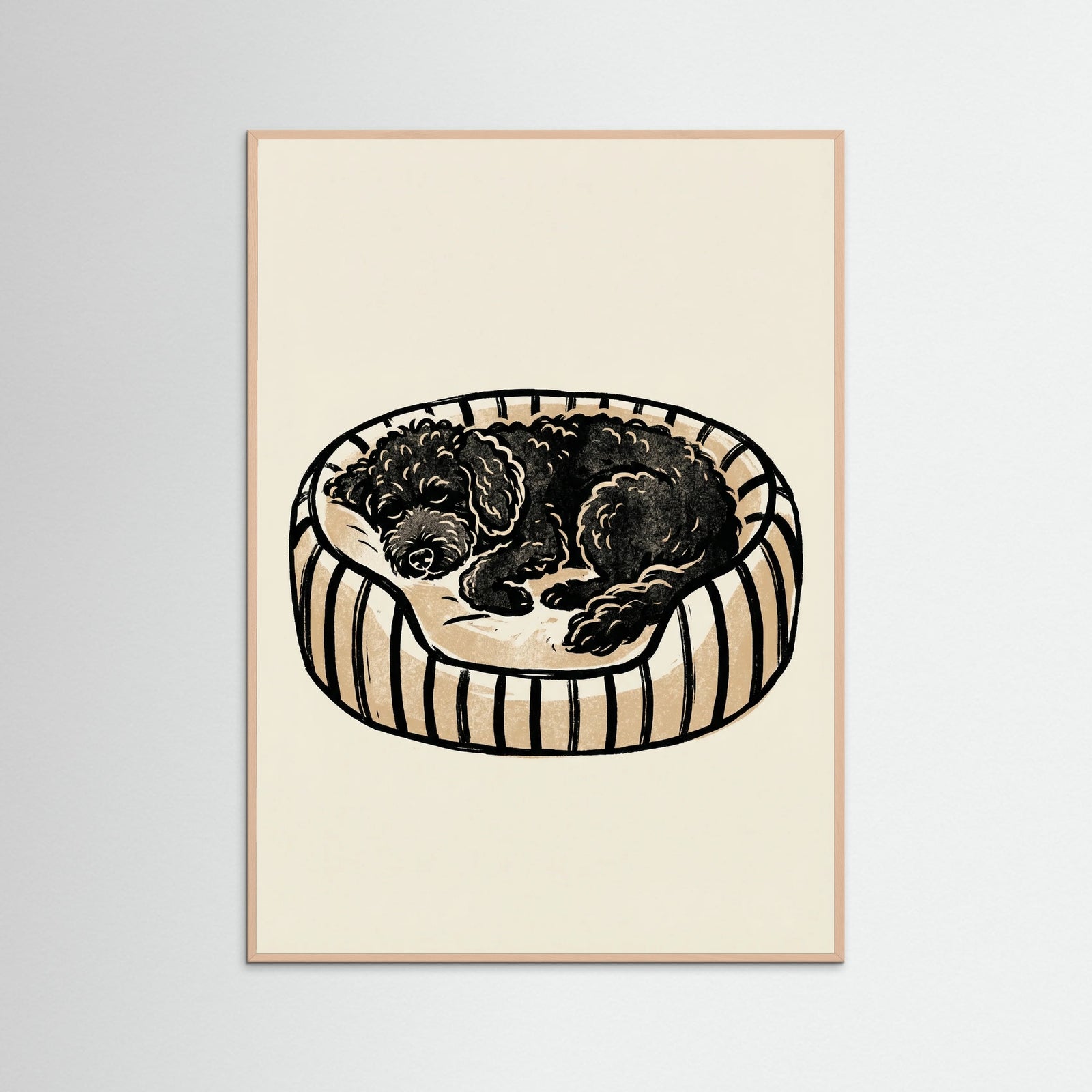 Rose Wood Cozy Feline Slumber