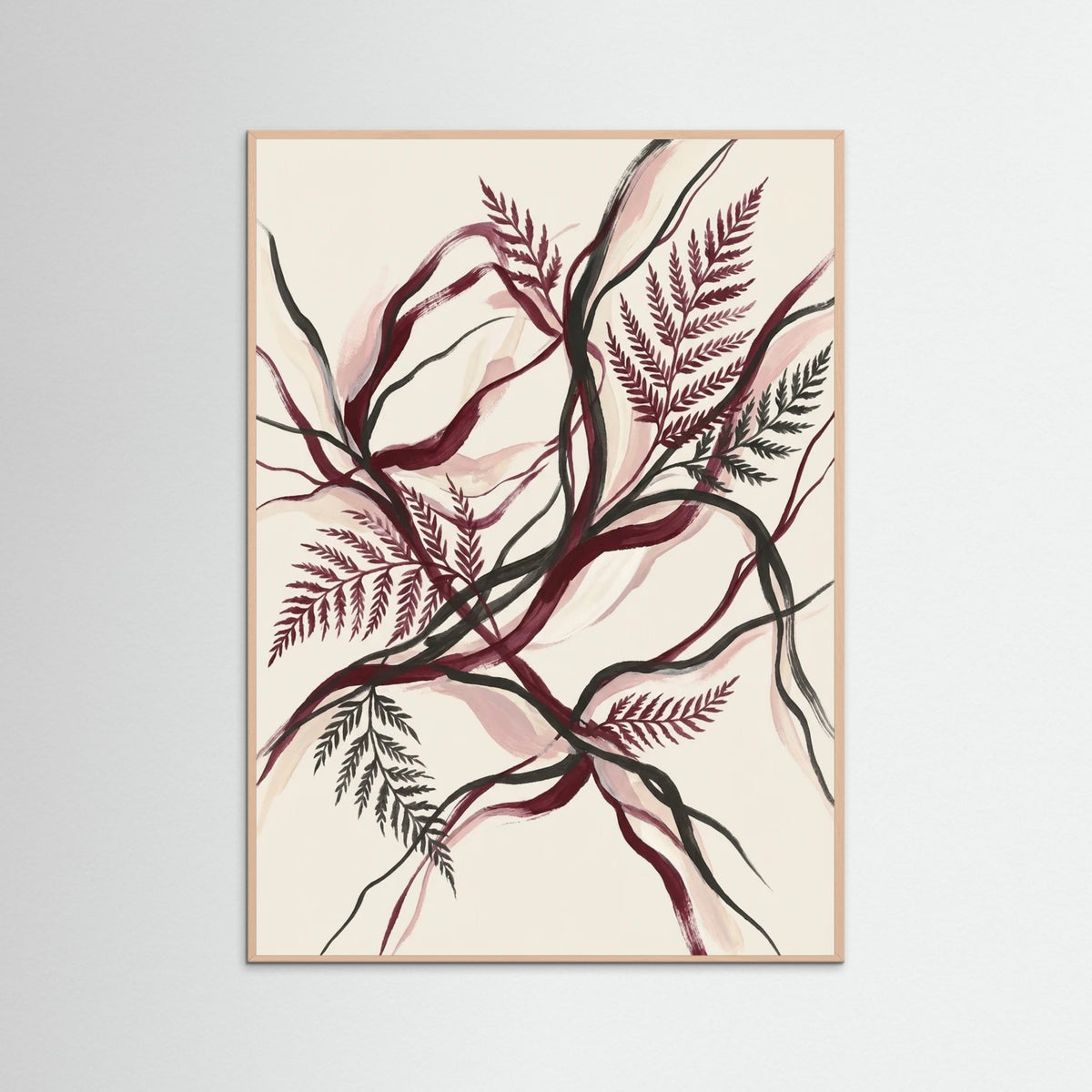 Rose Wood Crimson Bloom