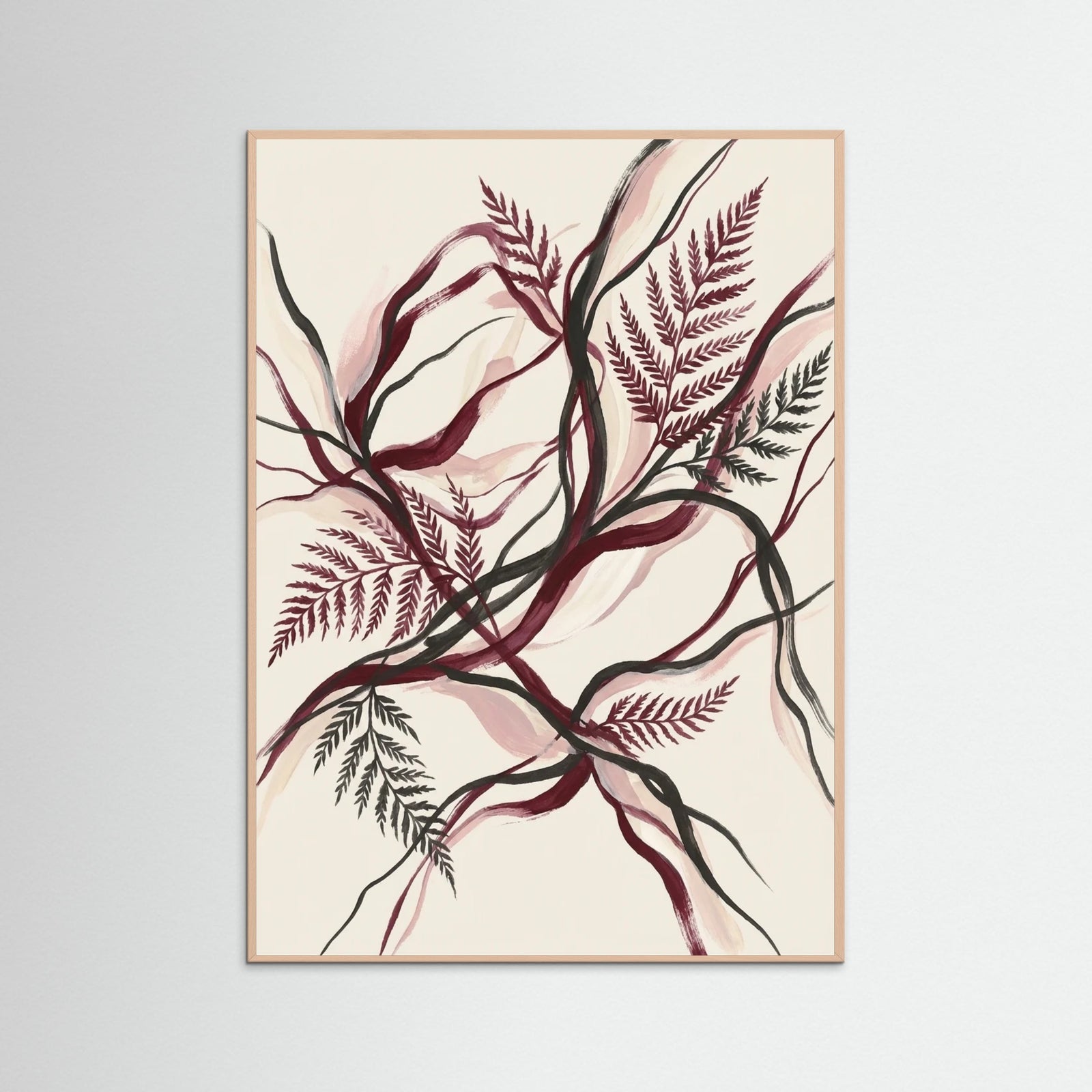 Rose Wood Crimson Bloom